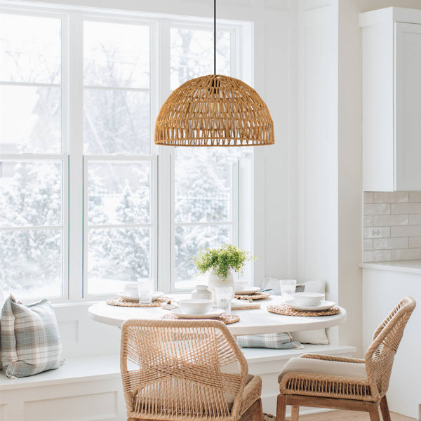 Wayfair rattan pendant deals light